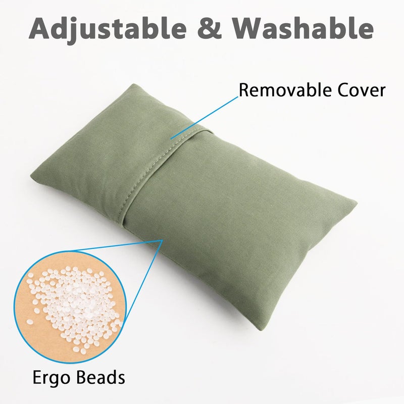 CandoCraft Ergonomic Mouse Wrist Rest Bean Bag, Carpal Tunnel Mouse Support Pad Filled Ergo Beads for Computer, Laptop, PC Gaming (Mouse Wrist Support) - Image 3